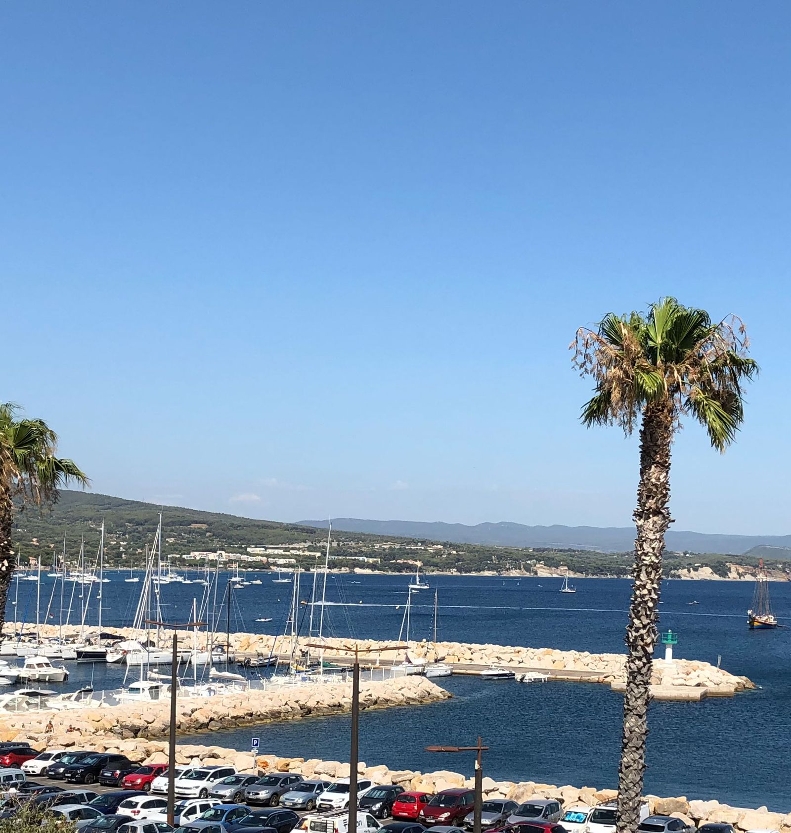 La baie de La Ciotat et le port vus de l'Erso